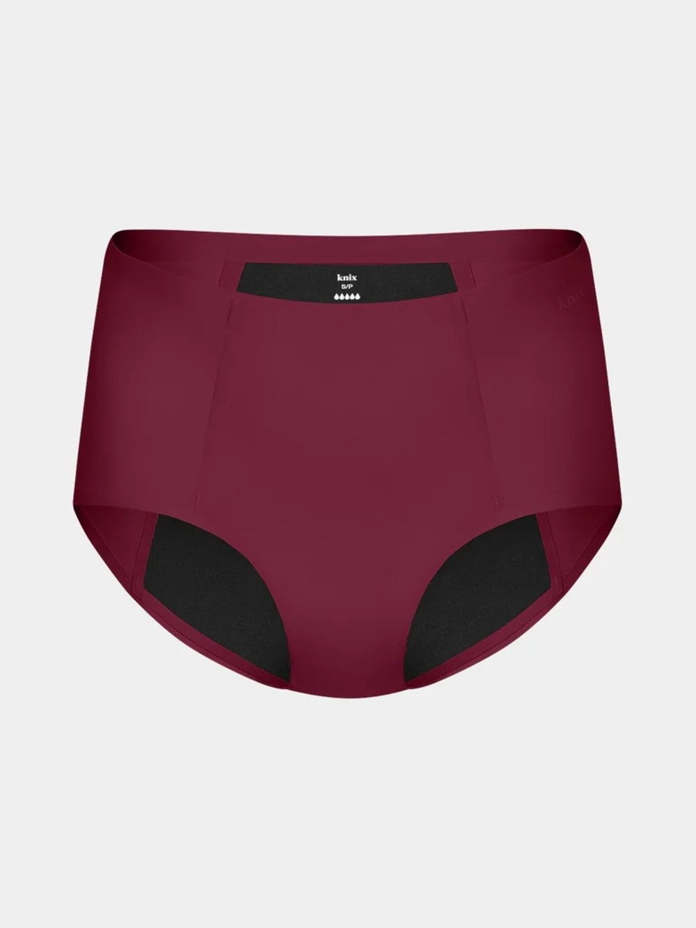 Knix SuperPlus Leakproof® No-Show Boybrief - Dark Cherry & Twilight Navy
